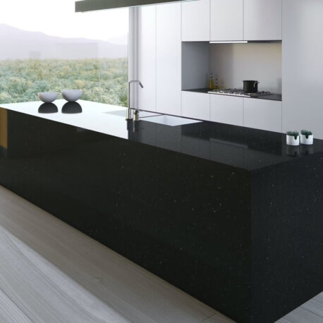 Silestone Black Mirror (Negro Stellar)